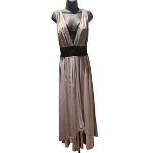 Amanda Wakeley women’s vintage gown silk Champaign & black medium